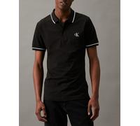Calvin Klein Jeans Polo piqué de hombre slim negro. Negro L