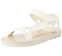 Calvin Klein Jeans Sandalias Hombre Verano, Blanco (Creamy White/Eggshell), 40