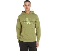 Calvin Klein Jeans Seasonal Monologo Regular Hoodie J30j320805 Sudadera con Capucha, Verde (Dark Juniper), XXL Hombre