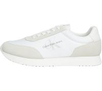 Calvin Klein Jeans Sneaker con LogoTipo para Hombre, Blanco (Triple White), 44