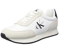Calvin Klein Jeans Sneaker con LogoTipo para Hombre, Multicolor (Bright White), 44