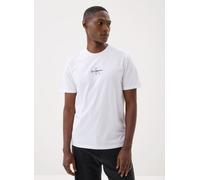 Calvin Klein Jeans Ss 30S Micro Monolog L Blanco