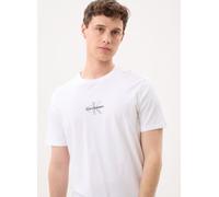 Camiseta de manga corta con logotipo Hombre Talla M. Color Blanco