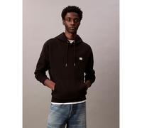 Calvin Klein Sudadera con capucha Terry Badge Hombre Negro Talla M