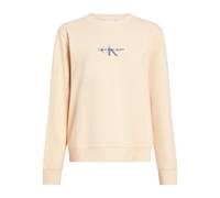 Calvin Klein Sudadera Mujer Gradient Monologo Crewneck Regular Fit, Beige (Brazilian Sand), L