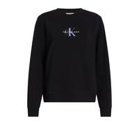 Calvin Klein Sudadera Mujer Gradient Monologo Crewneck Regular Fit, Negro (CK Black), M