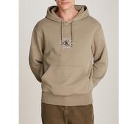 Calvin Klein Jeans Sudadera marrón / negro / blanco, Talla S