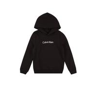 Calvin Klein Inst. Logo Reg. Terry Hoodie Iu0iu00679 Sudadera con Capucha, Black (CK Black), 12 Years Unisex Adulto