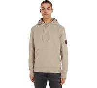Calvin Klein Jeans Sudaderas para Hombre, Beige (Plaza Taupe), S