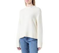 Calvin Klein Jeans Suéter con Logotipo Embro J20J225073 para Mujer, Color Blanco (Marfil), Talla XL, Blanco (Ivory), XL