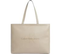 Calvin Klein Jeans TOTE34 Mono K60K612222 - Bolso para mujer, color gris (vajilla), OS, Gris (vajilla), One Size