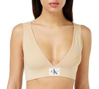 Calvin Klein Jeans Variegated Rib Sweater Bralette J20J222625 Cã¡Rdigans, Beige (Warm Sand), L para Mujer