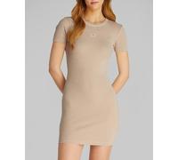 Calvin Klein Jeans Vestido Mujer corto con logo. Rosa XL