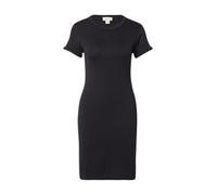 Calvin Klein Vestido camisero corta Mujer Mini con cuello redondo, Negro (Black), M
