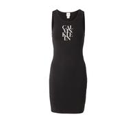 Calvin Klein Vestido Bodycon Mujer Cotton Rib Mini, Negro (Black), M