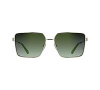 Calvin Klein Jeans Women's Sunglasses CKJ26201S - Light Gold with Mirror Gradient Green Lens