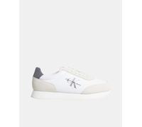 Calvin Klein Jeans Runner Sneaker Hombre Retro Su-Ny Mono Calzado Deportivo, Multicolor (Bright White/C White/Charcoal Grey), 43 EU