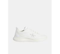 Calvin Klein Jeans Zapatillas hombre tipo running bajas logo. Blanco 45