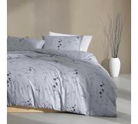 Calvin Klein - Juego de funda de edredón tamaño Queen, ropa de cama de satén de algodón súper suave con fundas a juego, suave y sedoso, estampado floral esencial para la habitación (flores silvestres,
