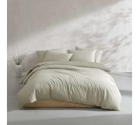 Calvin Klein - Juego de Funda de edredón tamaño Queen, Ropa de Cama Moderna de percal de algodón Lavado con Fundas a Juego, decoración acogedora para el hogar, Certificado Oeko-Tex (Modern Cotton