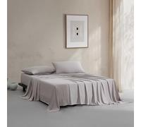 Calvin Klein - Juego de sábanas tamaño Queen, sábanas Frescas y a Medida con una Mezcla de algodón naturalmente Suave y Ligera, sábanas con Fundas de Almohada y sábana Bajera a Juego (algodón Moderno