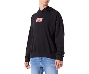 Calvin Klein L/S Hoodie, Sudaderas Pesadas Hombre, Black,