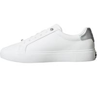 Calvin Klein Lace Up Sneaker W BT CK Hw0Hw02678, Parte Superior Baja Mujer, White (Bright White/Silver), 42 EU