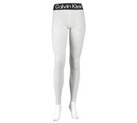Calvin Klein Legging para Mujer, Gris Claro, L