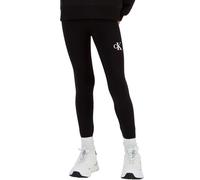 Calvin Klein Leggings Chicas Logo Mid Rise, Negro (CK Black), 6 Años