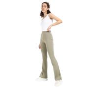 Calvin Klein Leggins Mujer Milano Elastic Pierna Acampanada, Beige (Nordic Dust), S