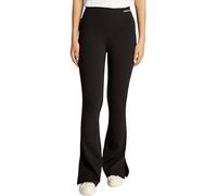 Calvin Klein Leggins Mujer Milano Elastic Pierna Acampanada, Negro (CK Black), XXL