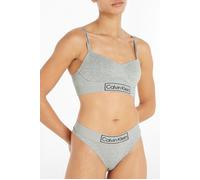 Calvin Klein Lght Lined Bralette Grey Heather Talla: M | Brasieres Outlet | Mujer | Gris
