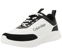 Calvin Klein Light Eva Runn ESS Laceup NY-su Hm0hm02342, Parte Superior Baja Hombre, Black (Black/Bright White), 44.5 EU