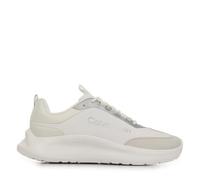Calvin Klein Light Eva Runner Nyl-Sue Hw0hw03149, Parte Superior Baja Mujer, White (Bright White/Silver), 38 EU