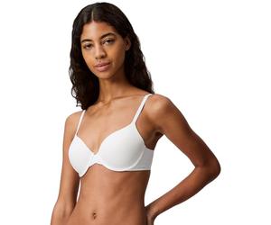 Calvin Klein Ll Full Coverage Lv000F3837 Demi, White (White), 36B para Mujer