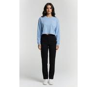 Calvin Klein Logo Jersey Ls Crop Frozen Fjord Talla: M | Manga Larga Outlet | Mujer