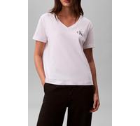 Calvin Klein Logo V-neck 2-pack Tee Adrenaline Rush/brilliant White Talla: XS | Pantalones Outlet | Mujer | Blanco