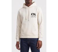 Calvin Klein Long Sleeve Classic 350gsm Terry Eu Bomber Tofu Talla: XL | Sudaderas con Capucha Outlet | Hombre