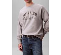 Calvin Klein Long Sleeve Premium Terry Calvin Logo Heroic Grey Htr Talla: S | Jerséis Outlet | Hombre | Gris