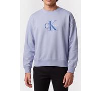 Calvin Klein Long Sleeve Premium Terry Monogram Casual Blue Talla: XL | Jerséis Outlet | Hombre | Azul