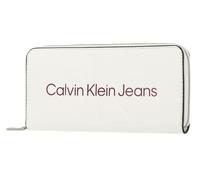 Calvin Klein Long Zip Around Wallet Ivory