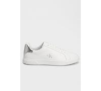 Calvin Klein Low Pro Cups Laceup Sneakers Bright White/silver Talla: 36 | Zapatillas Deportivas Outlet | Mujer | Blanco