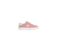 Calvin Klein Low Pro Cups WT Suede MG HW0HW03144 Low Top para Mujer, Color Rosa (Rubor/Blanco Brillante), 3.5
