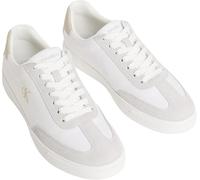 Calvin Klein Low Prof Cupsole CV Hm0hm02236, Parte Superior Baja Hombre, Gold (Bright White/Oatmeal), 45 EU