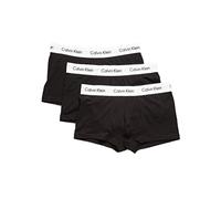 Calvin Klein Low Rise 3 Pack Trunks in Black Bóxer, Negro, M para Hombre