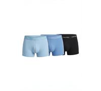Calvin Klein Low Rise 3Pk Bóxers Ajustados para Hombre Black/Glacier/Blue Bell L