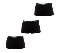 Calvin Klein Low Rise 3Pk Bóxers Ajustados para Hombre Black W/DTM WB L