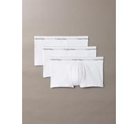 Calvin Klein Low Rise Trunk 3Pk LV00NB4389 L Blanco