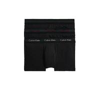 Calvin Klein Low Rise Trunk 3pk 0000u2664g Bóxer, Negro (B-woodrose, Fld Olv, Deep Rouge Lg), M Hombre