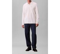 Calvin Klein Ls Casual Pique Polo White Greige Talla: XL | Manga Larga Outlet | Hombre | Blanco